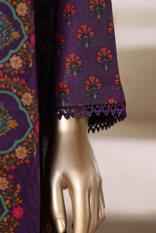 Sadabahar Luxury Lawn | Printed 3 Piece Stitched Suit D-1