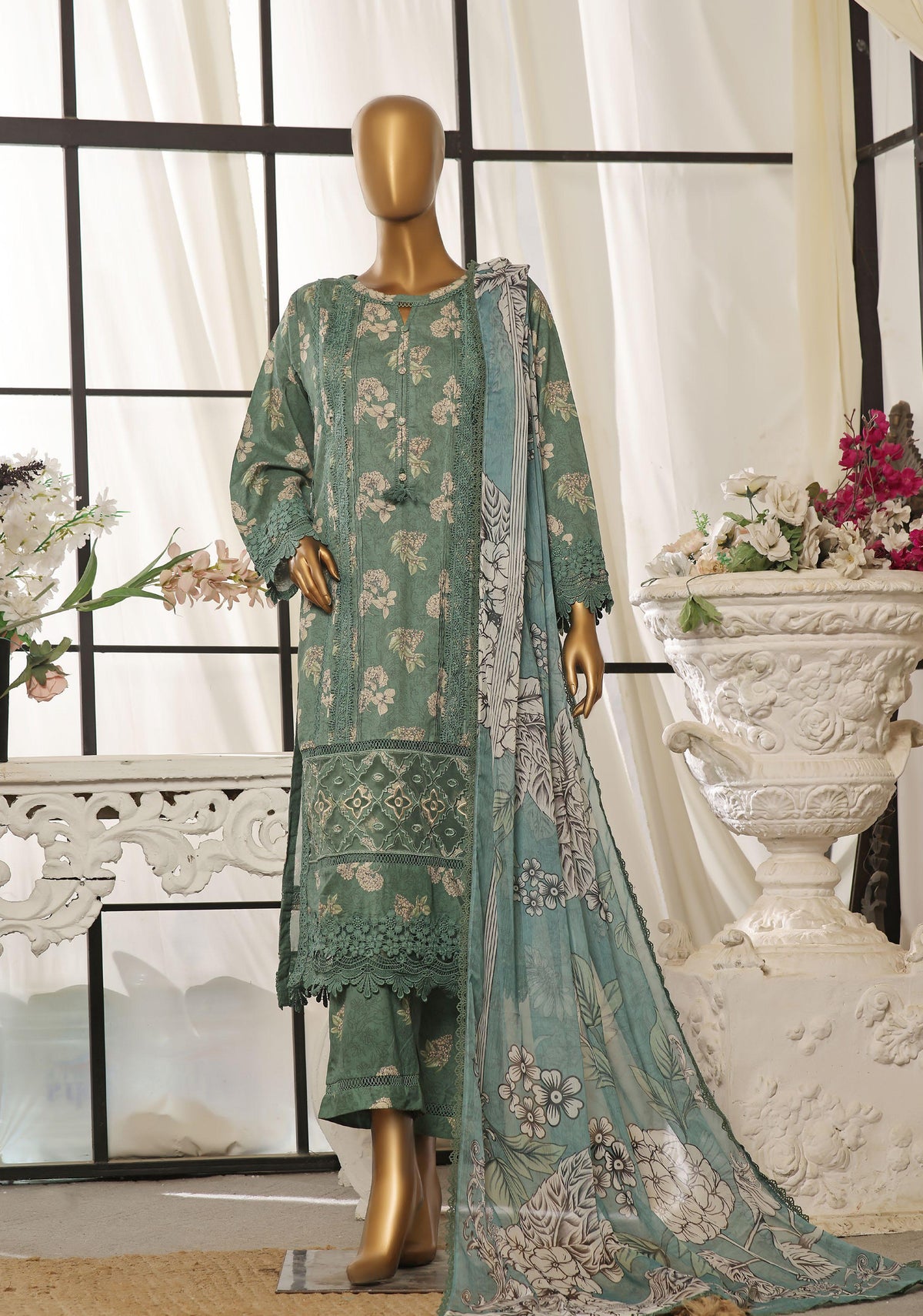 RANIA VOL.2 GALAXY LAWN LACE-WORK CUTWORK D-03