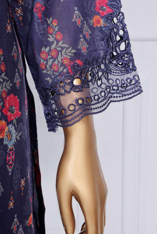 Luxury Cutwork Lawn 3 pcs Ready To Wear Coll-25 Vol-1  D-01