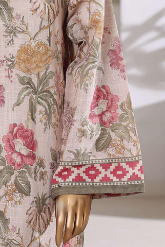 Sadabahar Printed Khaddar With Shimmer Ready To Wear 3Pc D-1