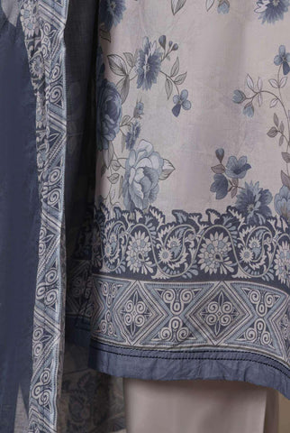 Sadabahar Luxury Lawn Printed 3 Piece Stitched Suit D-1