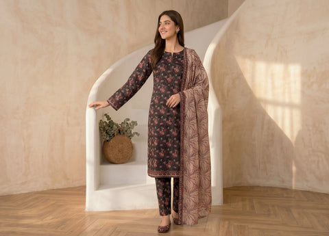 AREEMAN V2 by Shahid Tawakkal | Rotary Printed Lawn 3 Piece Stitched Suit D-1