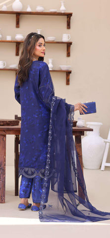 Eshaal Vol-2 Semi-Stitched Luxury Embellished Suit D-4