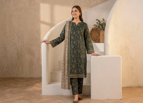 AREEMAN V1 by Shahid Tawakkal | Rotary Printed Lawn 3 Piece Stitched Suit D-5