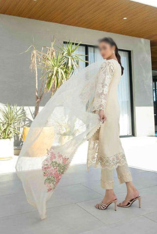 Zevira Semi Stitched  Fancy Heavy Embroidered Lawn Coll-2025 D-3248