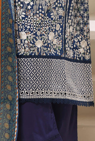 Luxury Lawn Signature  Heavy Embroidered 3 Piece Stitched Suit By Sadabahar D-3