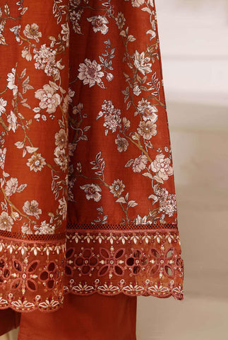 Sadabahar Peplum Embroidered Lawn Stitched 3 Piece Suit D-2