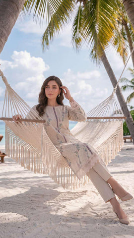 Colors by AlZohaib vol-2 | Digital Printed Lawn 3 Piece Unstitched Suit D-4