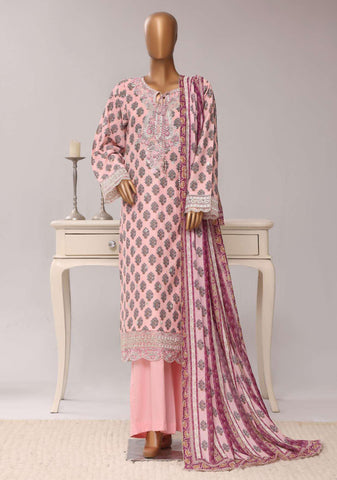 Regal by Sadabahar Vol-3 | Embroidered Lawn 3 Piece Stitched Suit D-2