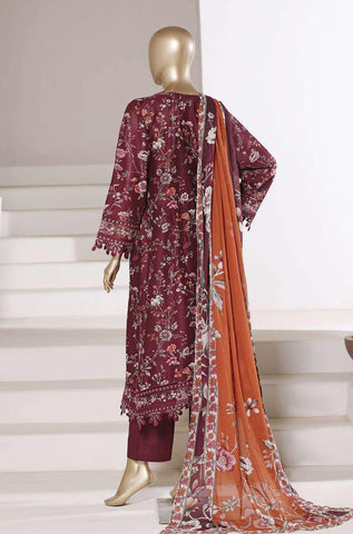 Sadabahar Festive Embroidered Lawn Stitched 3 Piece Suit D-2