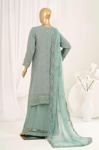 Afsanay by Sadabahar Embroidered Chiffon Stitched 3 Piece Suit D-5