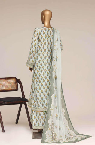 Malika by Sadabahar Vol-4 | Festive Embroidered Lawn 3 Piece Stitched Suit D-5