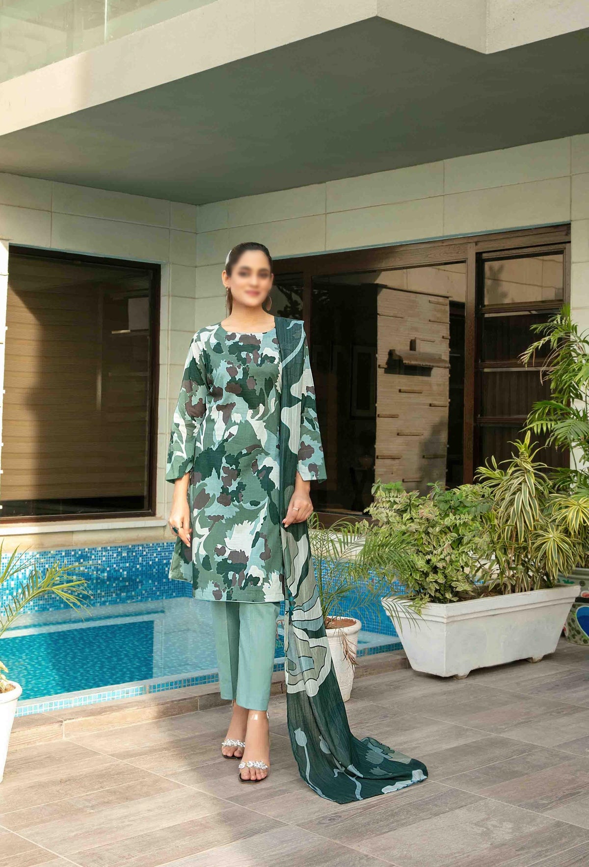 Zumra Lawn Slub Digital Print Vol-02 By Tawakkal D-03