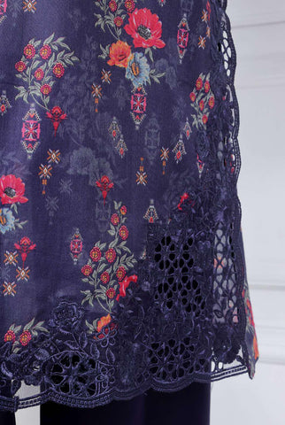 Luxury Cutwork Lawn 3 pcs Ready To Wear Coll-25 Vol-1  D-01