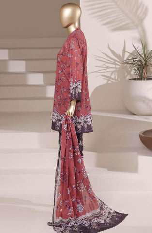 Sadabahar Vol-08 | Printed Lawn 3 Piece Stitched Suit D-2