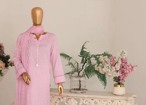 Mayaar by HZ Textiles | Embroidered 3 Piece Unstitched Suit D-1