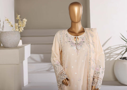 LUXURY EMBROIDERY LAWN FESTIVE 3PIECE STITCHED COLLECTION BY SADABAHAR D-1
