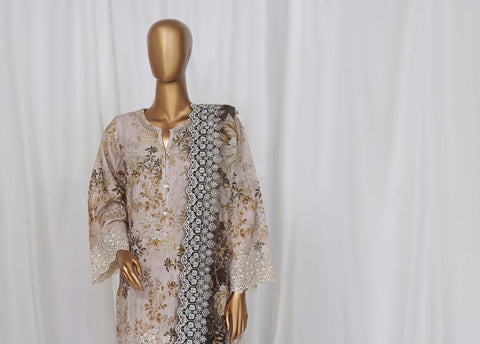 Laser Cutwork Chikankari Emb Dupatta Vol-1 Sadabahar D-01