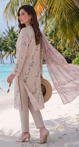 Colors by AlZohaib vol-2 | Digital Printed Lawn 3 Piece Unstitched Suit D-4