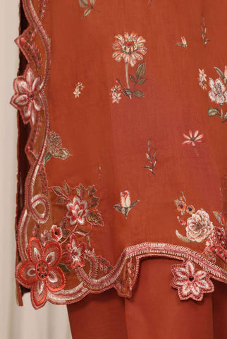 Raya by Sadabahar Collection-2 Embroidered Stitched 3 Piece Suit D-2