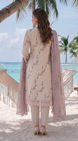 Colors by AlZohaib vol-2 | Digital Printed Lawn 3 Piece Unstitched Suit D-4