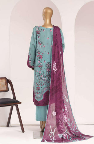 Sadabahar Printed Lawn Vol-10 | Digital Printed Lawn 3 Piece Stitched Suit D-4