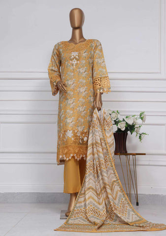 RAYA Festive Embroidered 3 PCS Coll25 By Sadabahar D-1