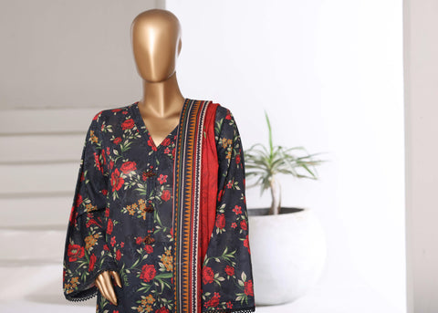 Printed Khaddar Vol-3 Stitched 3PC Collection By Sadabahar D-4