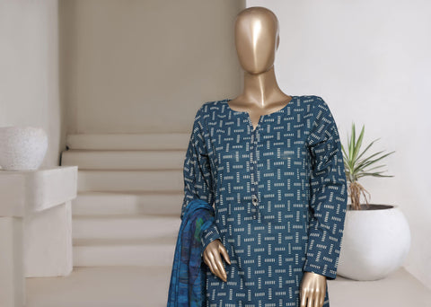 Printed Cotton With Farshi Shalwar Vol-02 By Sadabahar D-05