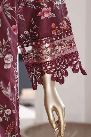 Sadabahar Festive Embroidered Lawn Stitched 3 Piece Suit D-2
