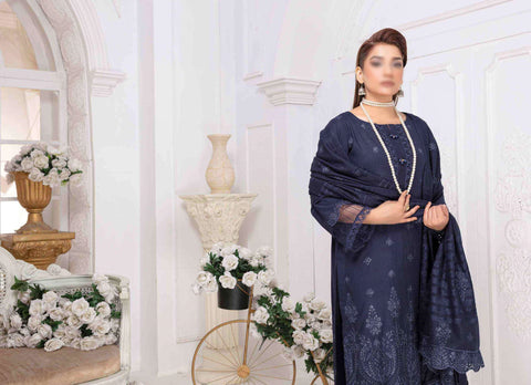 Chaap Luxury Emb Shamery Coll:24 By Sobia Waseem D-01