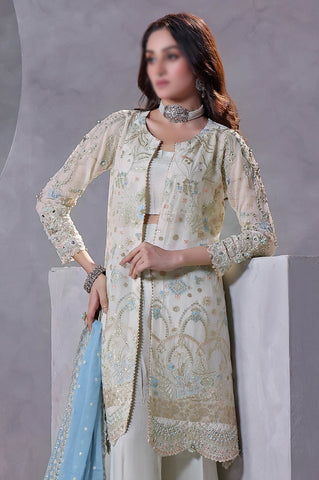 MANAAR LUXURY HANDWORK CHIFFON COLL BY SOGHAT D-01