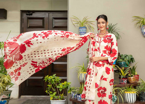 Zumra Lawn Slub Digital Print Vol-02 By Tawakkal D-02