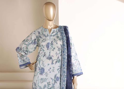 SADABAHAR Luxury Printed Lawn | 3 Piece Stitched Suit D-2