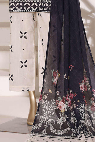 Sadabahar Vol-07 | Printed Lawn 3 Piece Stitched Suit D-2