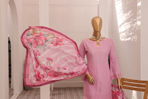 Bloom Schiffli Lawn With Fancy Dupatta D-4  By Dr Haris