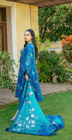 Naimal Lawn Slub Digital Print Vol-2 By Tawakkal D-04