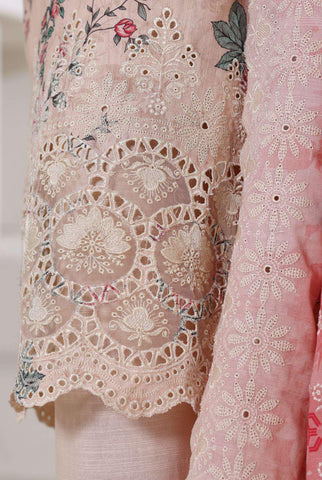 Laser Fusion Chikankari Khaddar 3Pc RTW Coll By Sadabahar D-2