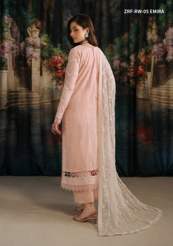 Zarif Luxury Raw Silk Collection:24 D- ZRF-RW-05 EMIRA
