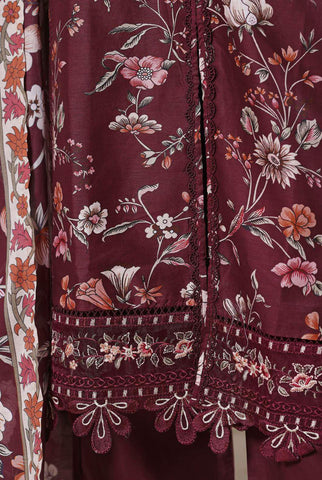 Sadabahar Festive Embroidered Lawn Stitched 3 Piece Suit D-2