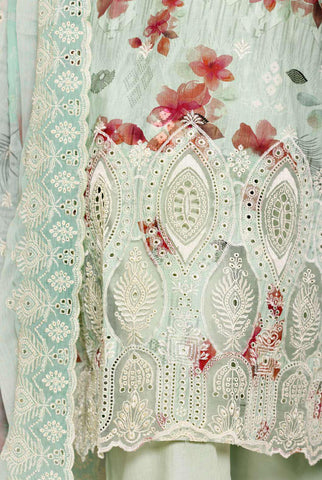 Luxury Lawn Chikankari Embroidered 3 Piece Stitched Collection By Sadabahar D-3