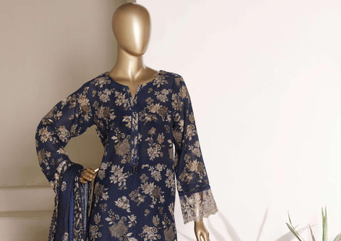 Amyrah by Sadabahar | Embroidered Lawn 3 Piece Stitched Suit D-3
