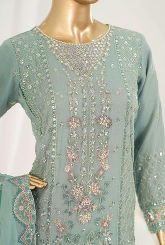 Afsanay by Sadabahar Embroidered Chiffon Stitched 3 Piece Suit D-5