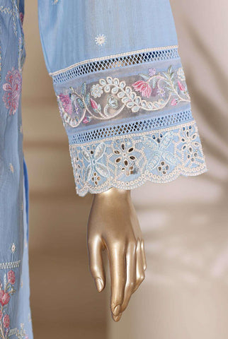 Sadabahar Luxury | Embroidered 3 Piece Stitched Slub Lawn Suit D-2