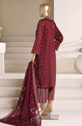Sadabahar Luxury Lawn | Printed 3 Piece Stitched Suit D-2