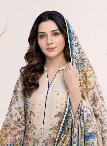 NAAZ by Tawakkal Fabrics | Digital Printed Lawn 3 Piece Unstitched Suit D-5