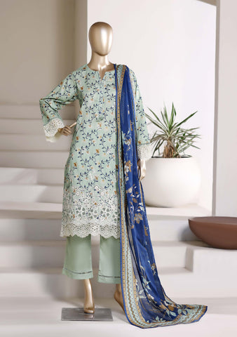 Sadabahar AMYRAH Vol-2 | Heavy Embroidered Lawn 3 Piece Stitched Suit D-4