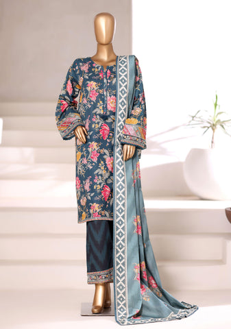 Malika Vol-2 Khaddar Embroidered 3 Piece Ready To Wear SB-4