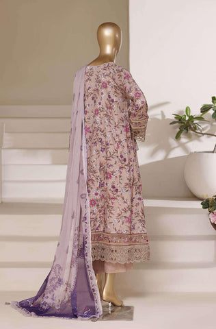 Sadabahar Peplum Embroidered Lawn Stitched 3 Piece Suit D-3
