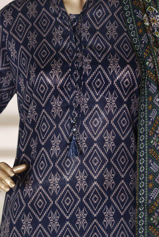 Sadabahar Luxury Lawn | Printed 3 Piece Stitched Suit D-2